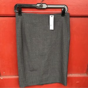 NWT theory  gray pencil skirt size 0